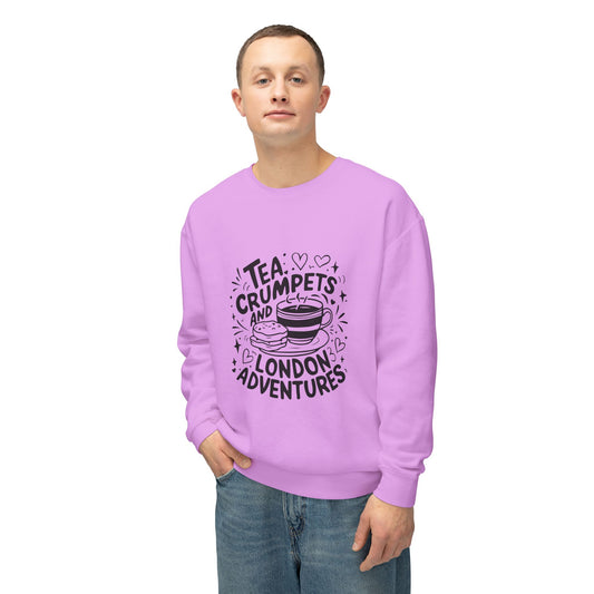 Unisex Lightweight Crewneck Sweatshirt - London's Adventures