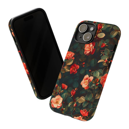 Floral Phone Case - Elegant Floral Design, Tough Protective Case, Perfect Gift for Her, Trendy Phone Accessories, Mother’s Day, Birthday
