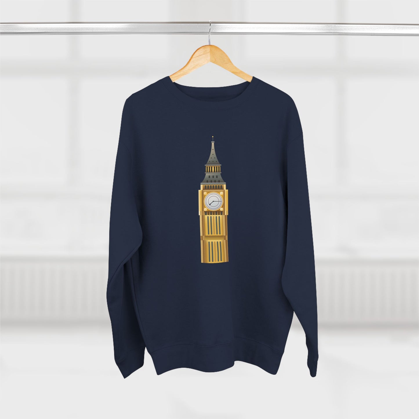 Unisex Crewneck Sweatshirt - Iconic Big Ben Clock Tower