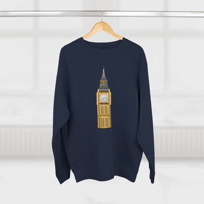 Unisex Crewneck Sweatshirt - Iconic Big Ben Clock Tower