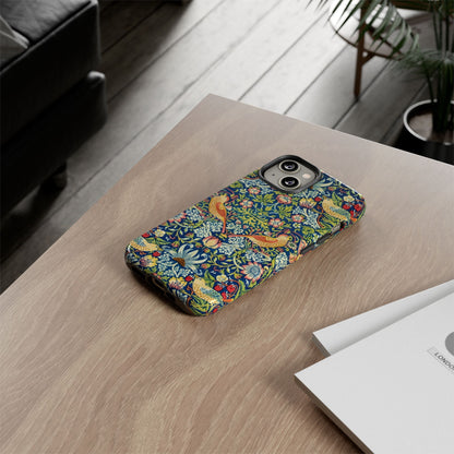Floral Phone Case | Tough Cases, Stylish Protection, Unique Gift, Eco-Friendly, Floral Pattern, Bird Design