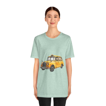 Unisex Jersey Short Sleeve Tee - Trendy British Vintage Car
