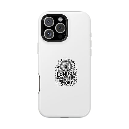 London Story Magnetic Tough Case - Unique Design for Travel Lovers