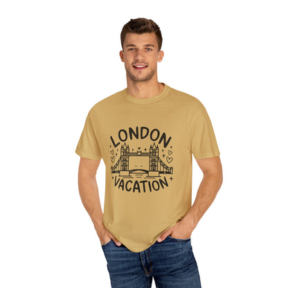 London Vacation Unisex Garment-Dyed T-shirt