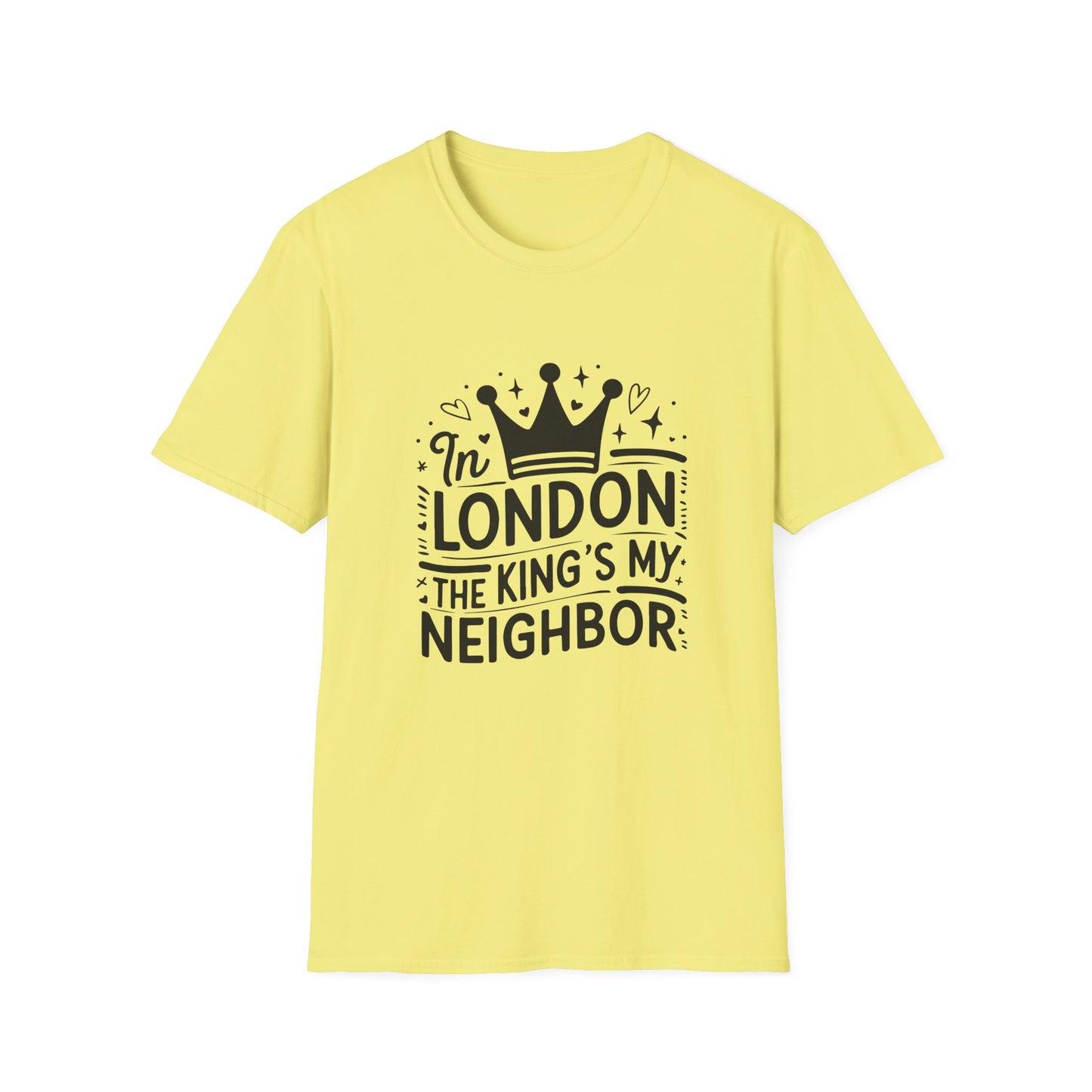 In London's The Kings My Neighbour Unisex Softstyle T-Shirt
