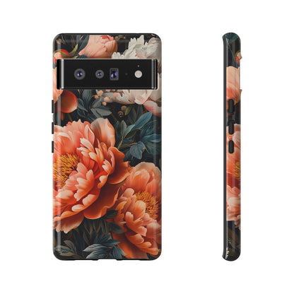 Floral Phone Case - Tough Cases, Durable Cover, Flower Design, Unique Gift, Phone Accessories