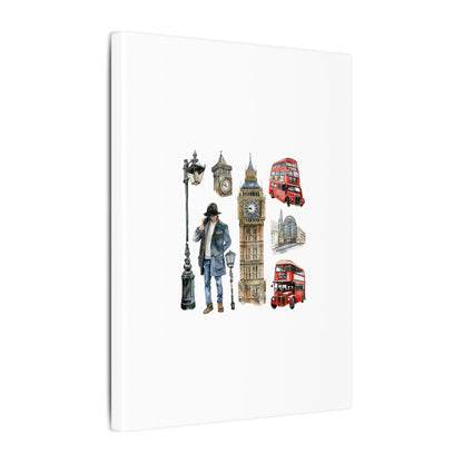 Canvas Art Print, London Skyline, Home Decor, Wall Art, Gift Idea, Travel Memories, Modern Wall Art