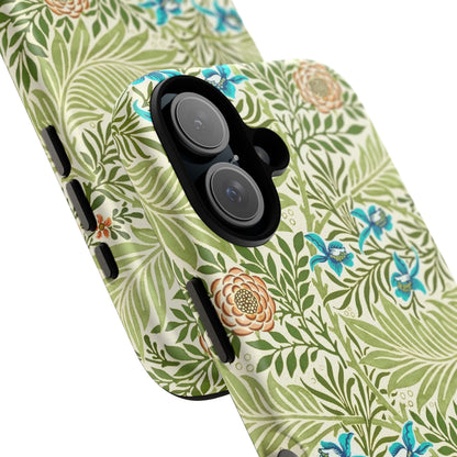 Tough Cases Phone Case, Botanical Print Phone Cover, Floral Smartphone Accessory, Nature-Inspired Tech Gear, Gift for Plant Lovers