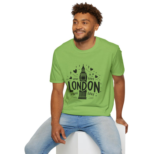 Love London Durable Unisex Softstyle T-Shirt