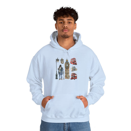 Unisex Heavy Blend™ Hooded Sweatshirt - Vintage England Iconics