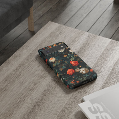 Floral Phone Case | Tough Cases with Elegant Design | Gift for Her, Mother's Day, Birthdays, Personalized, Trendy Tech Accessories