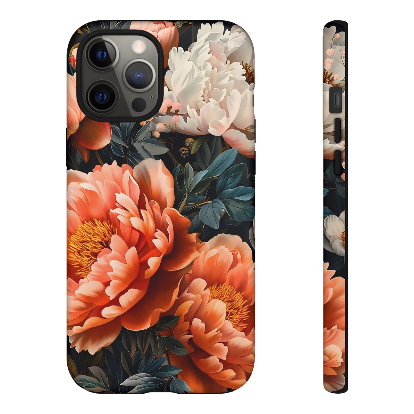 Floral Phone Case - Tough Cases, Durable Cover, Flower Design, Unique Gift, Phone Accessories