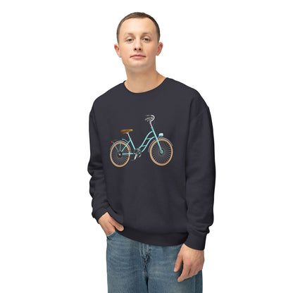 Unisex Lightweight Crewneck Sweatshirt - Classic Bicycle