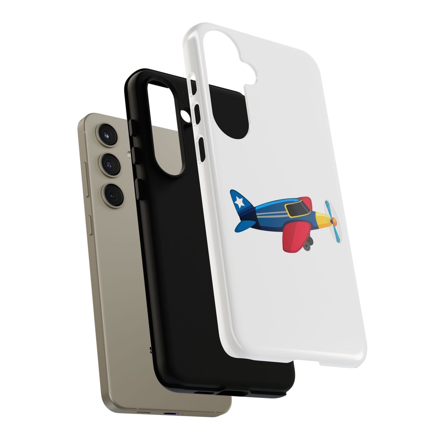 Colorful Airplane Phone Case - Tough and Stylish Protection for Aviation Enthusiasts