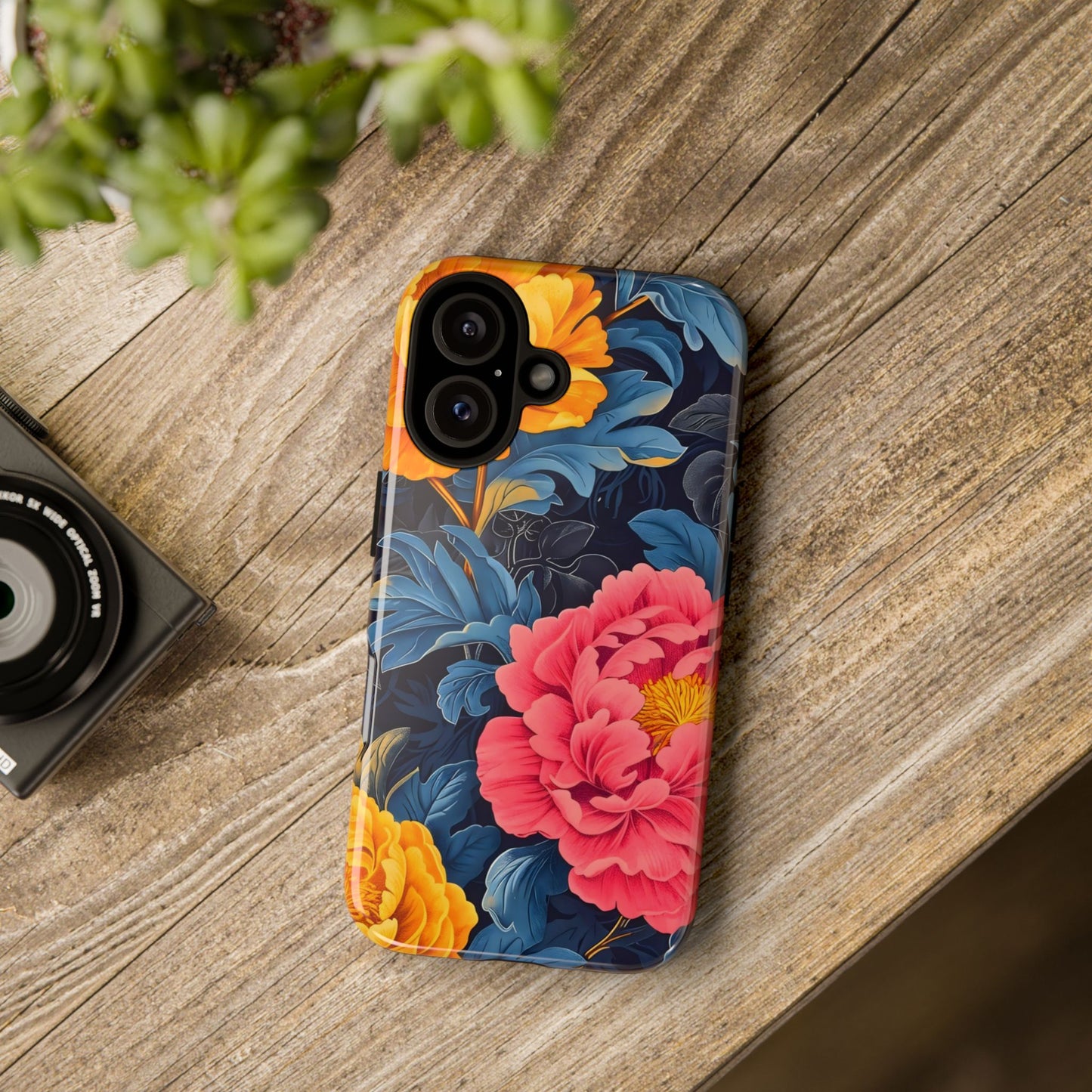 Floral Phone Case, Tough Cases, Stylish Mobile Cover, Gifts for Her, Phone Accessories, Unique Flower Design
