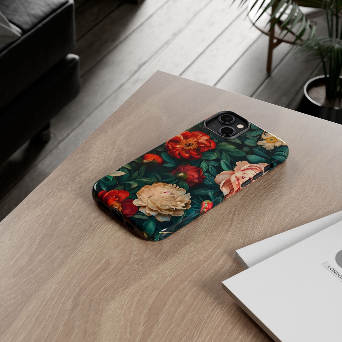 Floral Phone Case - Tough Cases, Vibrant Protection, Gift for Her, Cute Floral Design, Trendy Accessory, Perfect for Spring