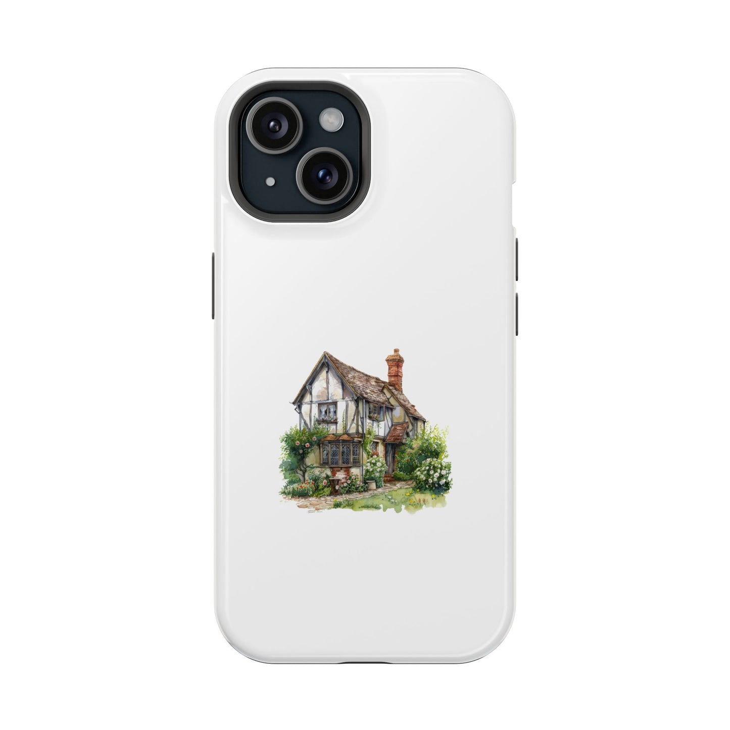 Magnetic Phone Cases, Whimsical Cottage Design, Unique Gift, Phone Accessory, Artful Cases for Nature Lovers, Customized Options