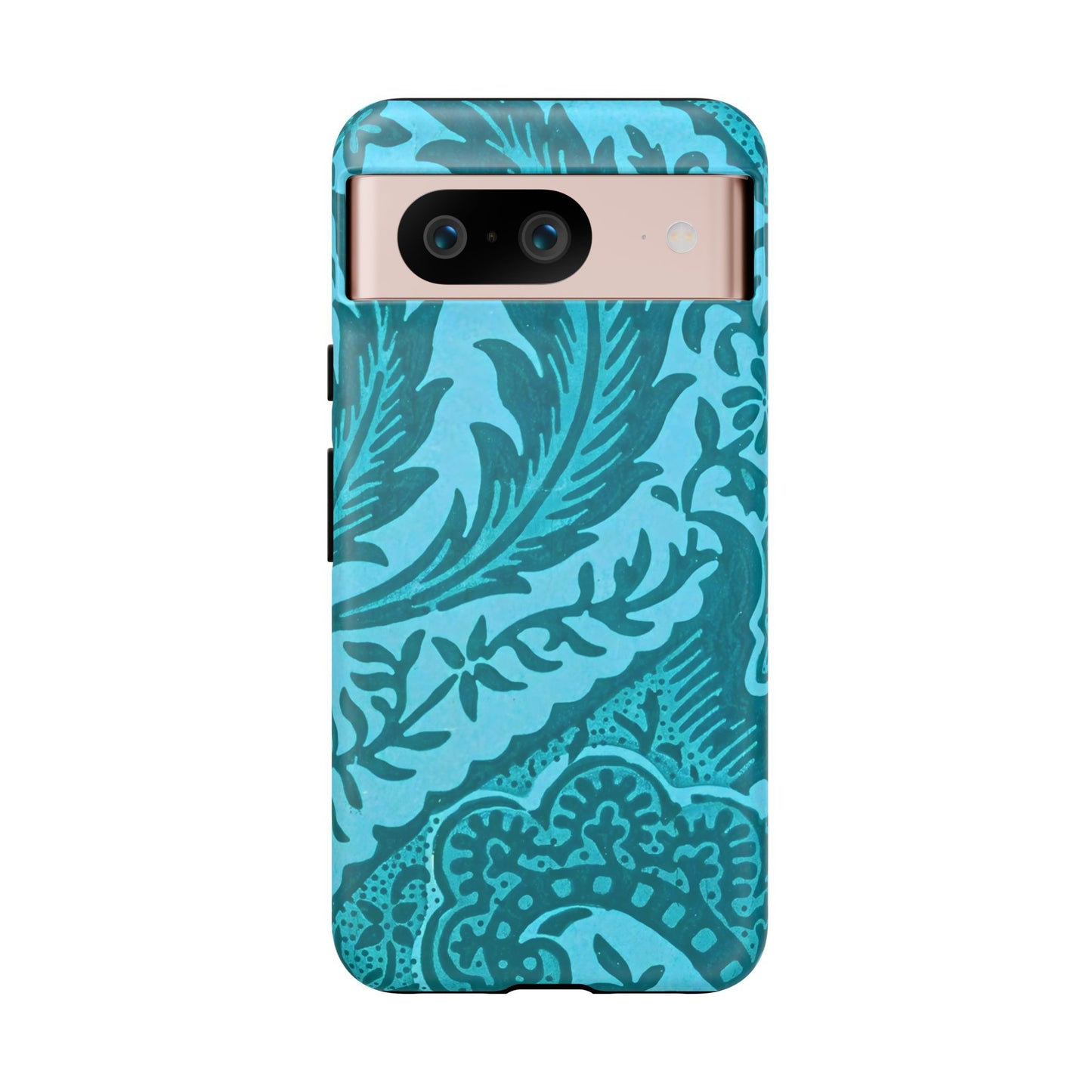 Protective Phone Case with Elegant Teal Design, Tough Cases, Floral Phone Cover, Stylish Smartphone Protection, Gifts for Her, Trendy [...]