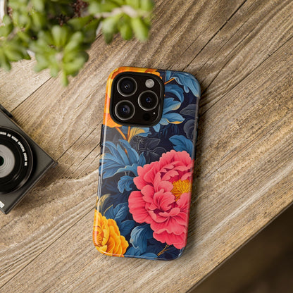 Floral Phone Case, Tough Cases, Stylish Mobile Cover, Gifts for Her, Phone Accessories, Unique Flower Design