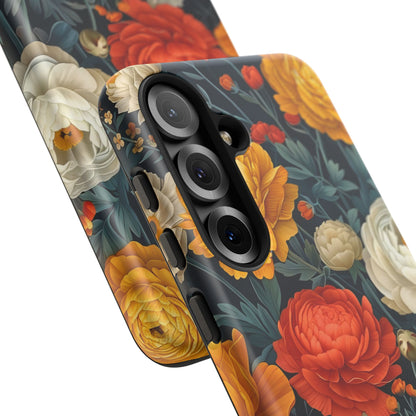 Floral Tough Case for Phones | Durable Floral Phone Cover, Boho Chic, Unique Gift for Her, Phone Protection, Flower Design