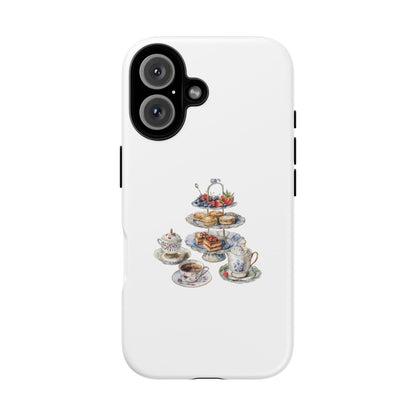 Chic Tea Party Phone Case - Stylish Tough Cases for Tea Lovers
