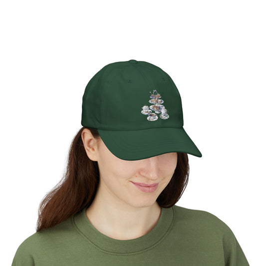Classic Dad Cap with Whimsical Teacup Design, Fun Gift for Tea Lovers, Casual Stylish Hat, Perfect for Birthdays, Picnics, and Everyday Wear