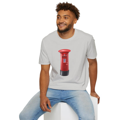 Unisex Softstyle T-Shirt - Iconic British Royal Mailbox Artwork