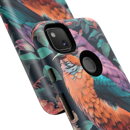 Tough Cases | Colorful Bird Phone Case, Vibrant Animal Design, Unique Gift for Nature Lovers, Perfect for Holidays & Birthdays