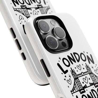 Love London Bridge Phone Case, Tough Cases for London Lovers, Cute Protection, Travel Gift, Phone Accessory, Design with Love