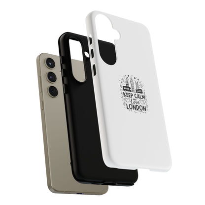 London Keepsake Phone Case - Keep Calm and Love London Design
