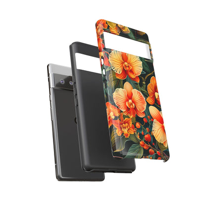 Floral Phone Case - Tough Cases, Protective Cover, Gift for Her, Smartphone Accessory, Floral Design, Nature-Inspired