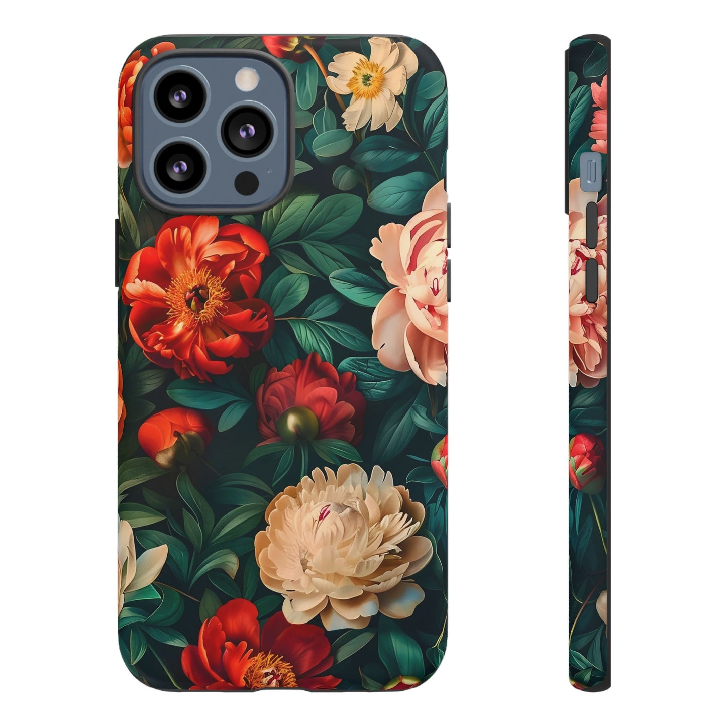 Floral Phone Case - Tough Cases, Vibrant Protection, Gift for Her, Cute Floral Design, Trendy Accessory, Perfect for Spring
