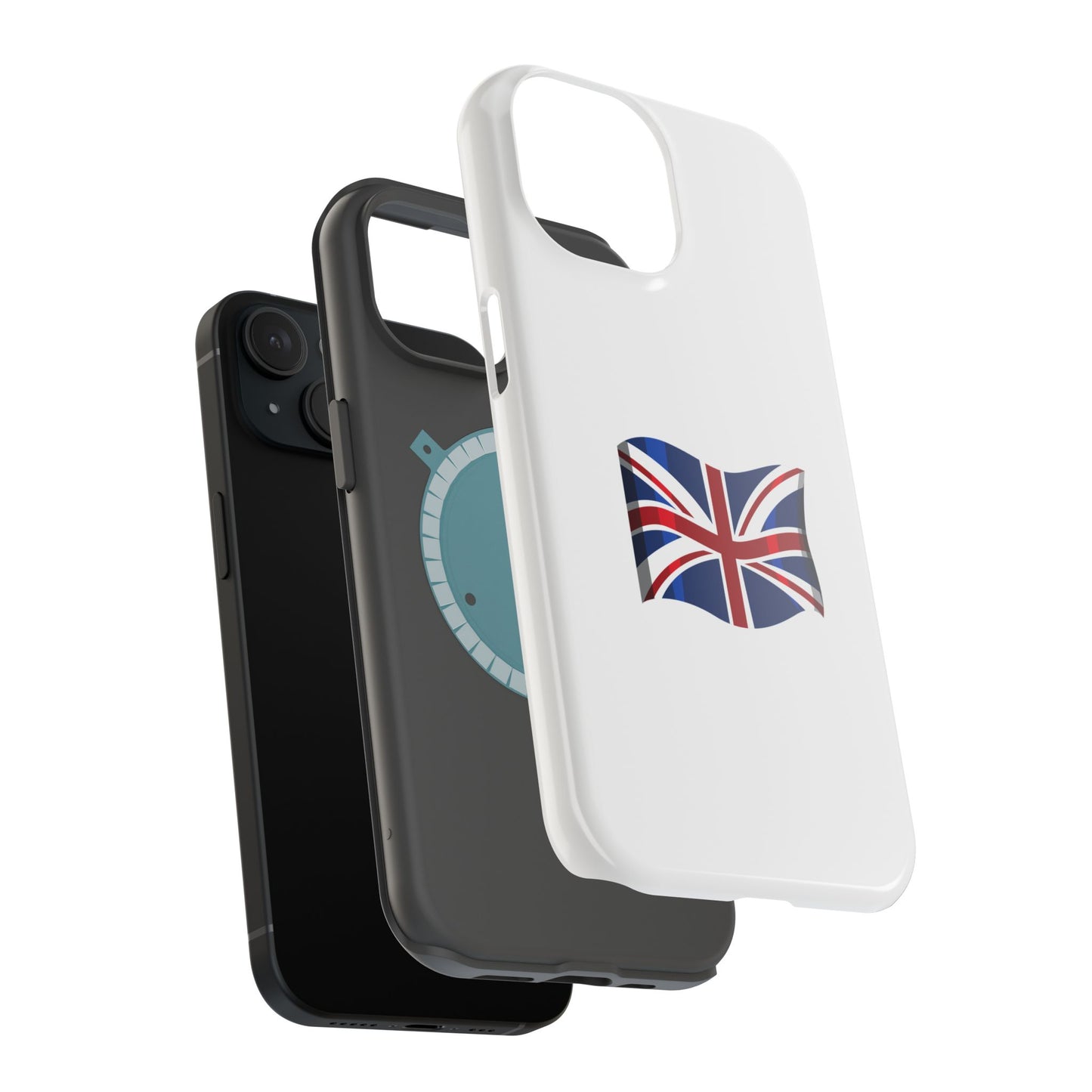UK Flag Magnetic Phone Case, Durable Tough Cover, Gift for Patriots, Ideal for Travelers, Accessories for Holidays