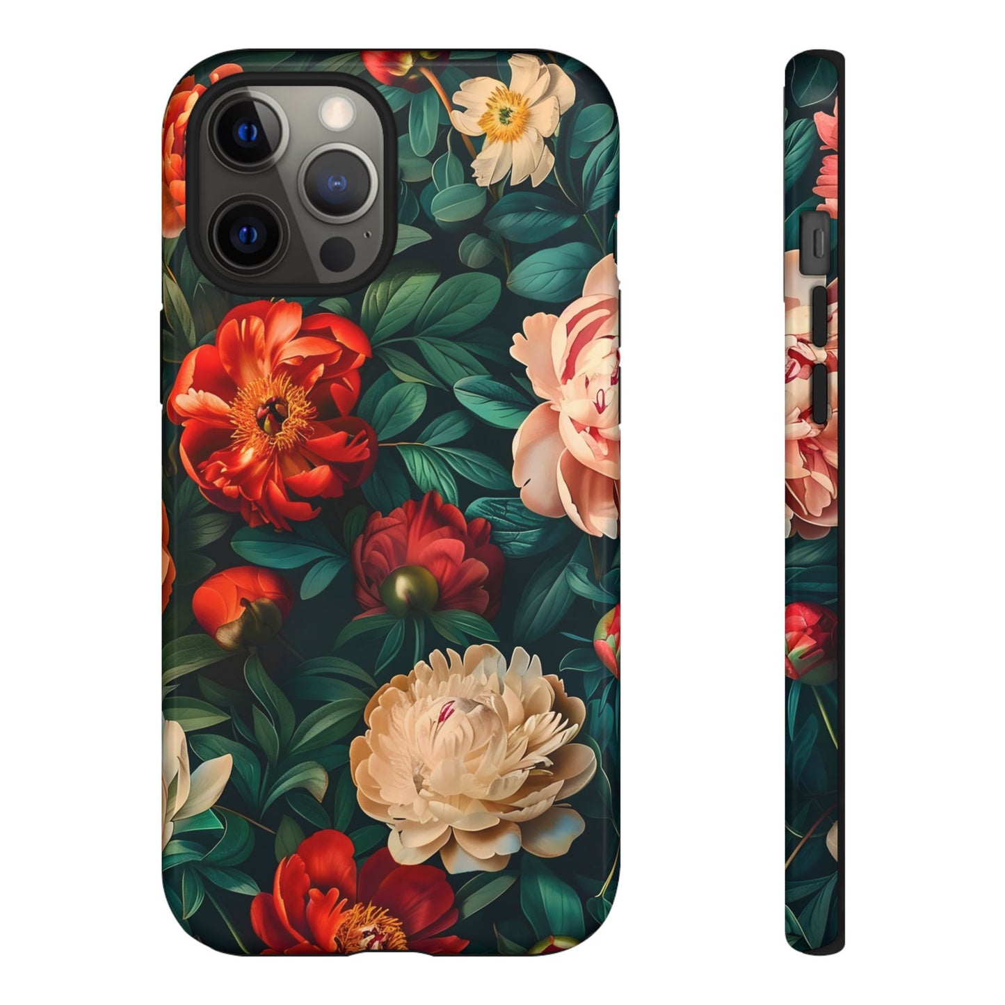 Floral Phone Case - Tough Cases, Vibrant Protection, Gift for Her, Cute Floral Design, Trendy Accessory, Perfect for Spring