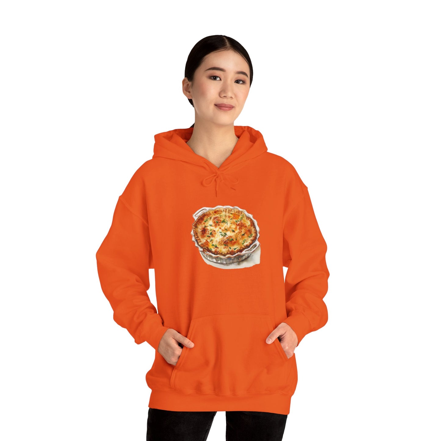 Unisex Heavy Blend™ Hooded Sweatshirt - Savor the Majesty - Iconic British Royal Foods