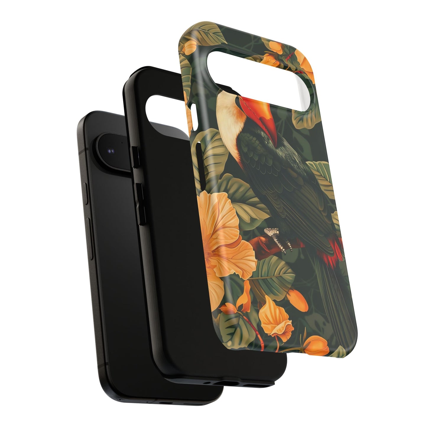 Tropical Toucan Phone Case, Exotic Bird Cover, Nature Lover Gift, Eco-Friendly Design, Customizable Tech Accessory