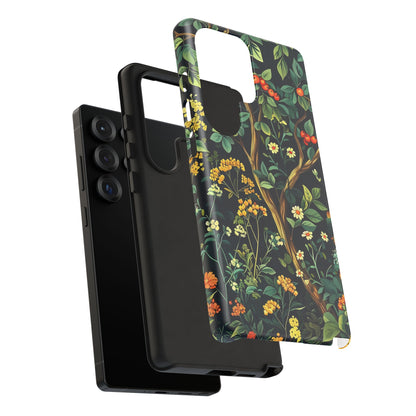 Floral iPhone Case, Nature Inspired Tough Case, Botanical Phone Cover, Eco-Friendly Gift, Unique Floral Design