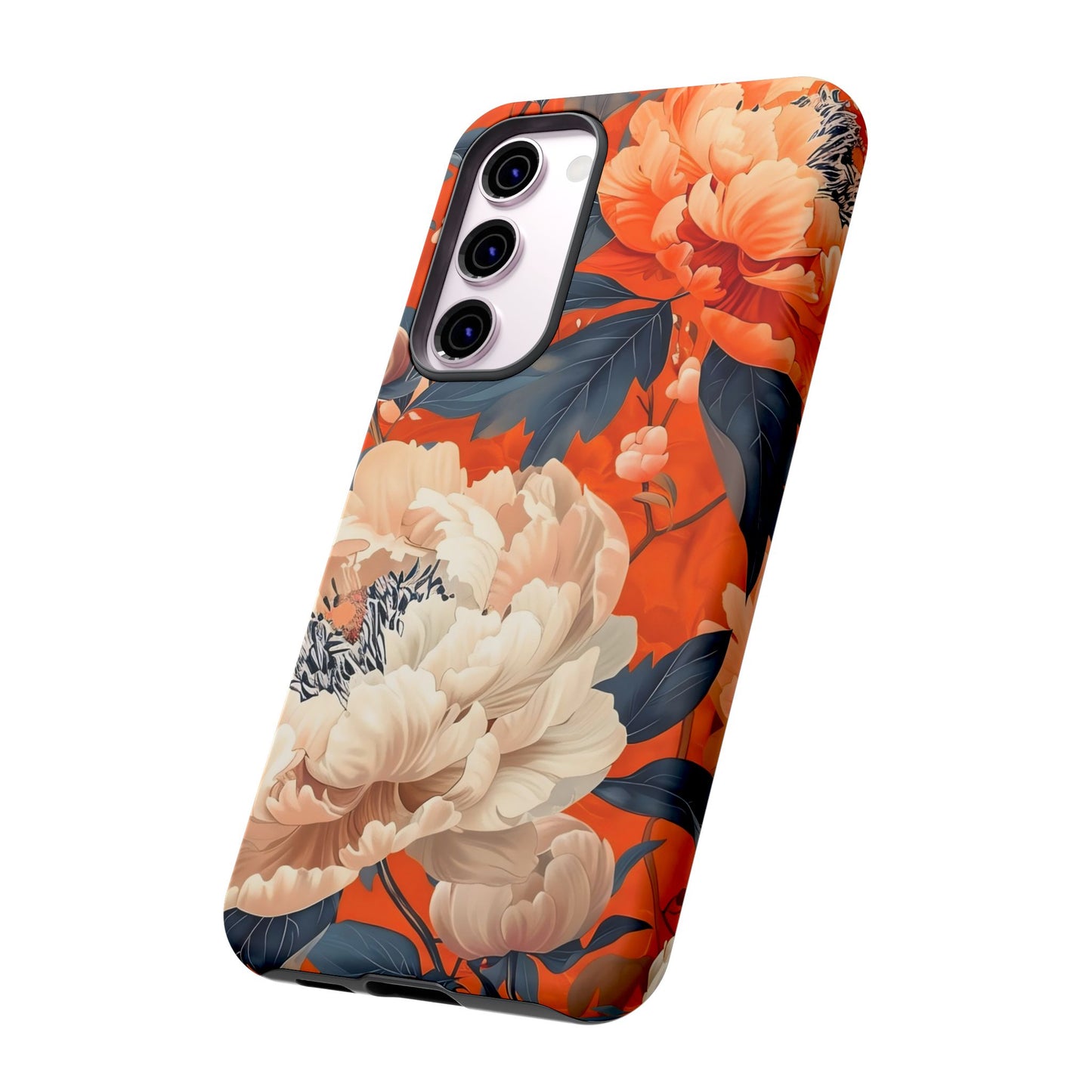 Floral Tough Case, Durable Floral Phone Case, Stylish Protection Case, Gift for Her, Spring Accessories, Mother’s Day Gift