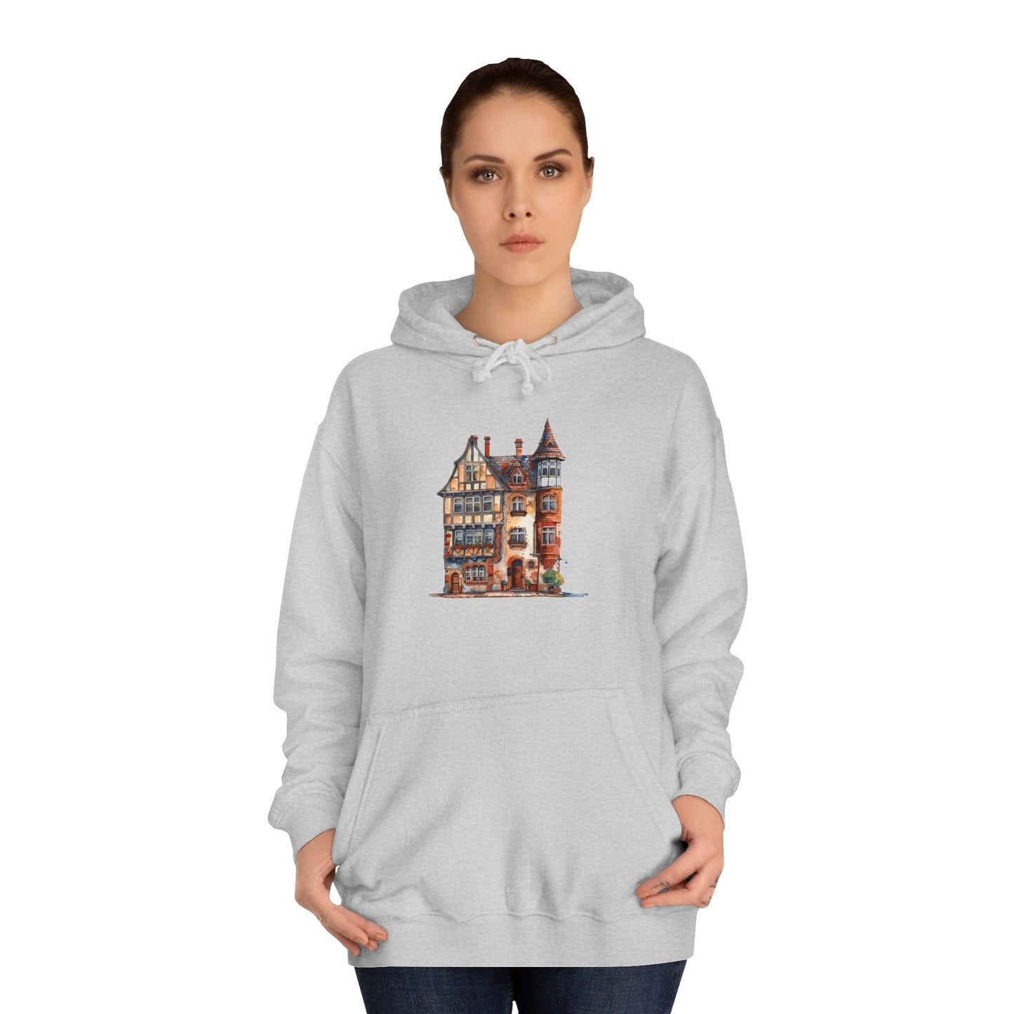 Unisex College Hoodie - Timeless Elegance - The British House
