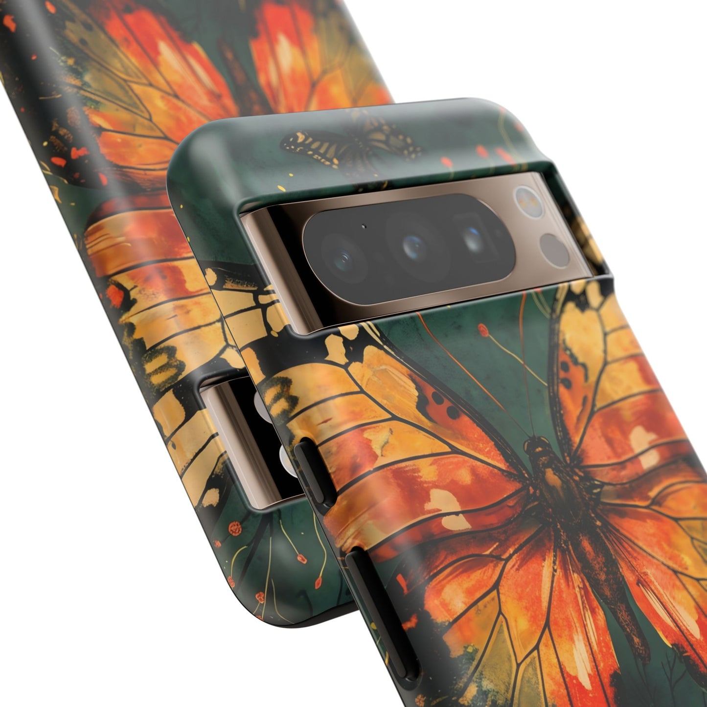 Butterfly Phone Case – Tough Cases for Nature Lovers, Floral Design, Butterfly Art, Unique Gift, Eco-Friendly Protection