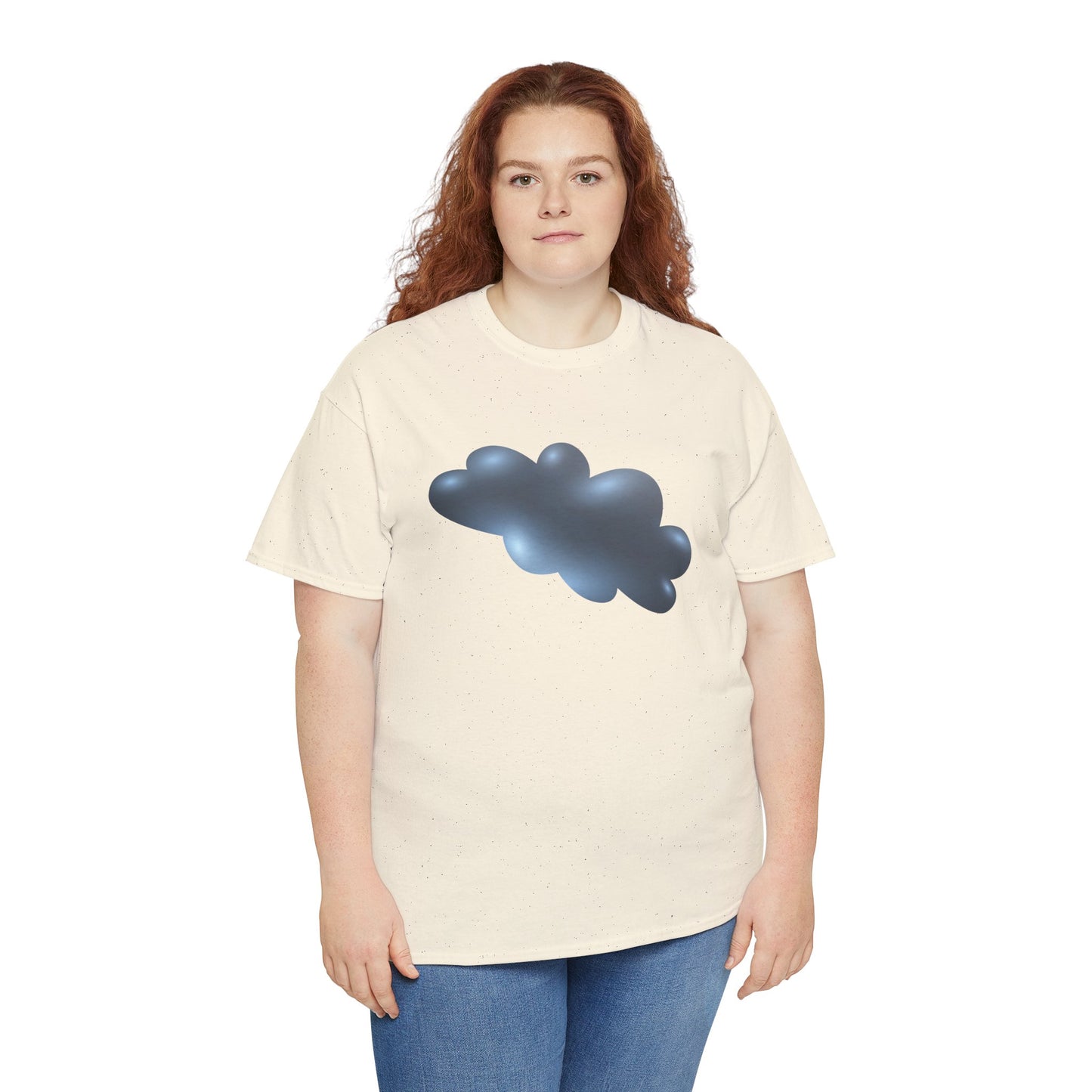 Unisex Heavy Cotton Tee - Serene Cloudscape - Dreamy Cloud