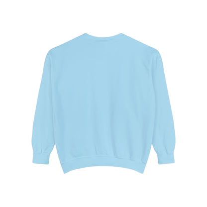 Unisex Garment-Dyed Sweatshirt Classy - Elegant British Tea Cup