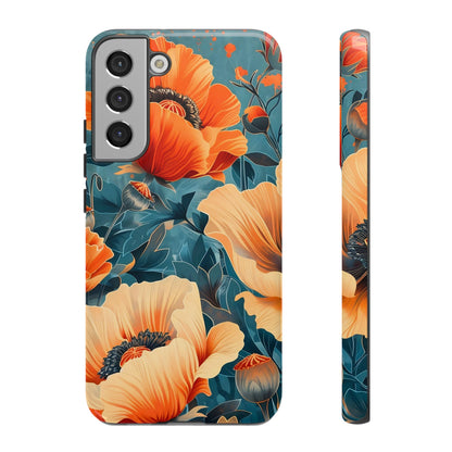 Floral Phone Case, Tough Cases for Protection and Style, Spring Aesthetic, Gift for Her, Phone Accessory for Nature Lovers