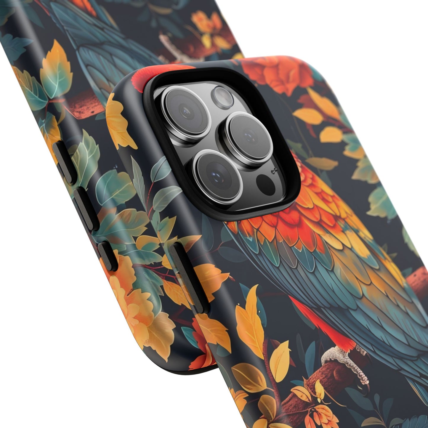 Vibrant Parrot Phone Case - Tough, Stylish, Nature-Inspired, Tropical, Wildlife, Perfect Gift, Summer Vibes