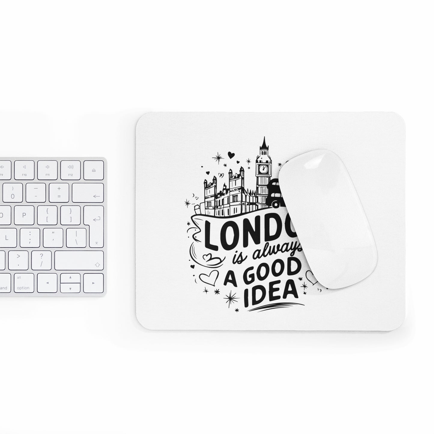 London-Inspired Mouse Pad - Perfect Gift for Travelers, Office Decor, Computer Accessories, Home Office Must-Have, Work from Home Essentials