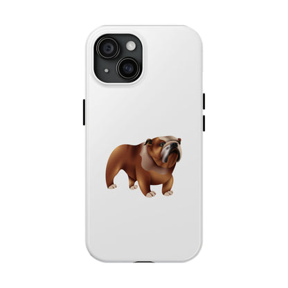 Bulldog Tough Phone Case, Durable Dog Lover Accessory, Pet-Themed Phone Cover, Unique Gift for Dog Owners, Cute Pet Cases