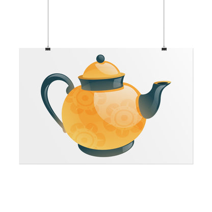 Vintage Tea Pot Rolled Posters