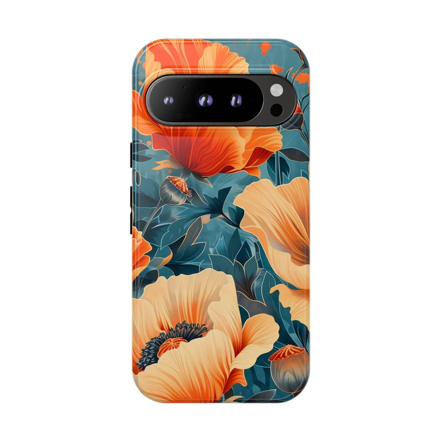 Floral Phone Case, Tough Cases for Protection and Style, Spring Aesthetic, Gift for Her, Phone Accessory for Nature Lovers
