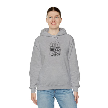 Unisex Heavy Blend™ Hooded Sweatshirt - Keep Calm and Love London
