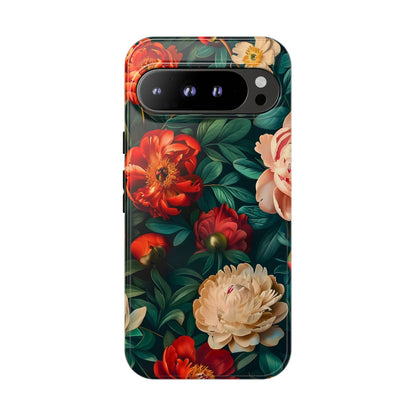 Floral Phone Case - Tough Cases, Vibrant Protection, Gift for Her, Cute Floral Design, Trendy Accessory, Perfect for Spring
